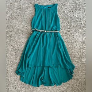 Bisou Bisou Women’s Size 6 Green High Low Dress
